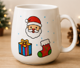Design 6 – Weihnachtsmann & Geschenke